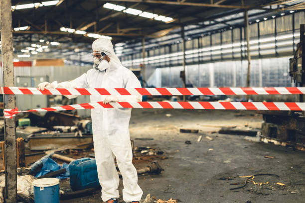 Professional Infectious Disease Decontamination technician working in Franklin, WI
